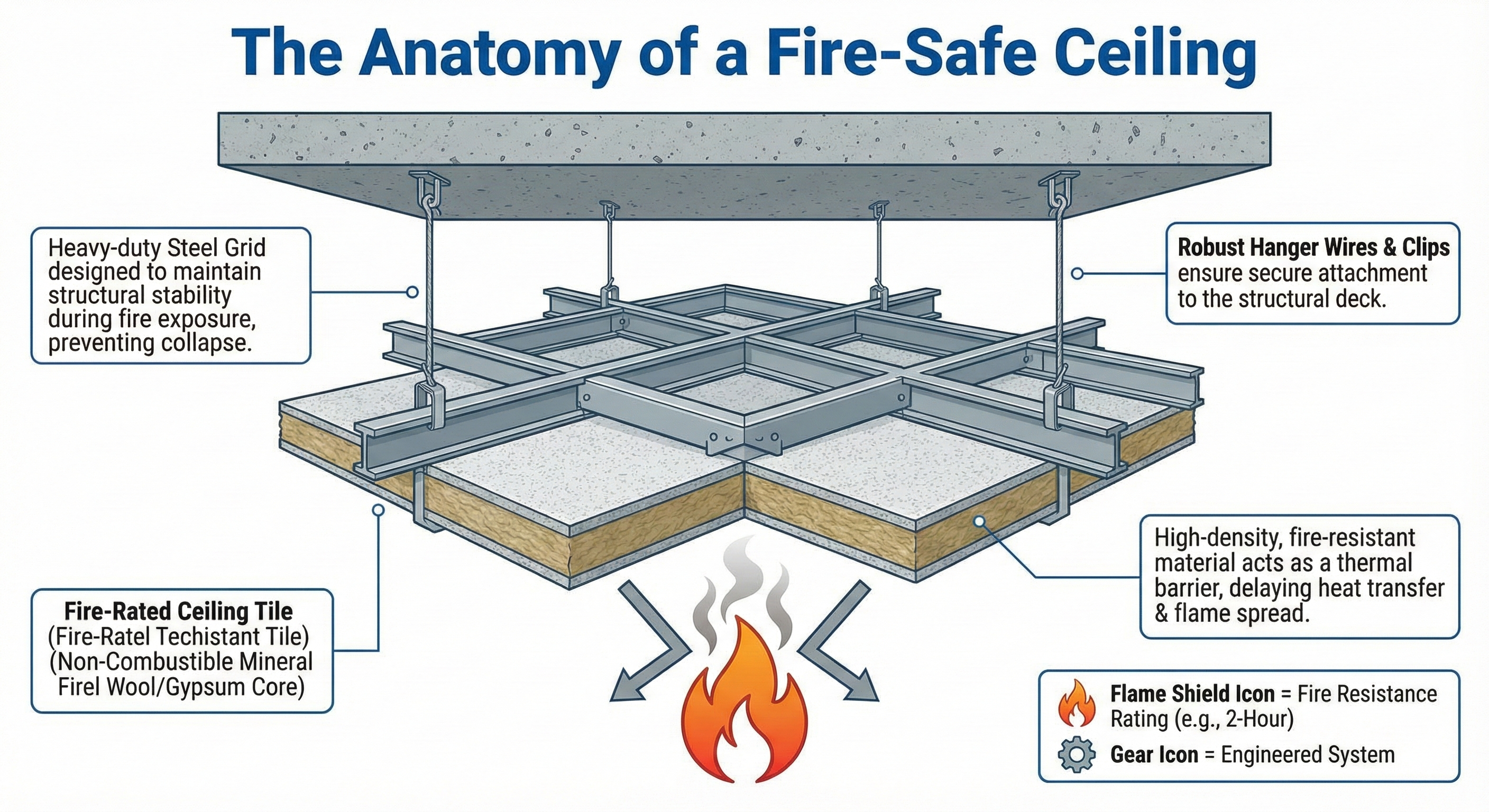 Ultimate Guide to Fire Ratings for False Ceilings in Commercial Real Estate