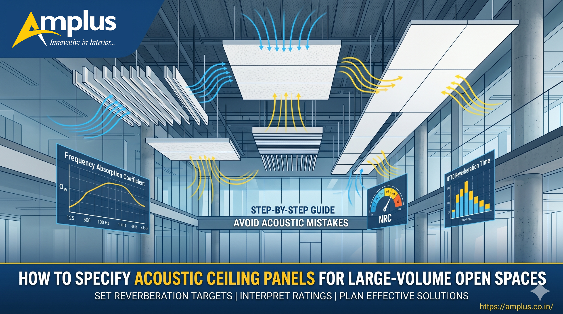 How to Specify Acoustic Ceiling Panels for Large-Volume Open Spaces