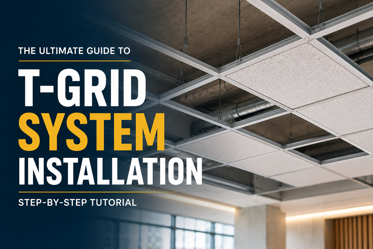 The Ultimate Guide to T-Grid System Installation: Step-by-Step Tutorial